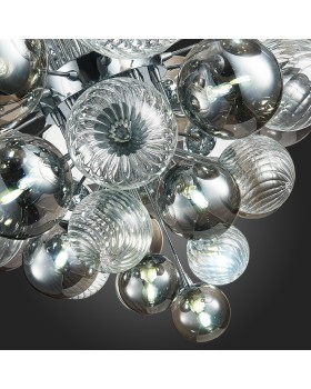 SL1124.103.29 Люстра подвесная ST-Luce Хром/Дымчатый, Прозрачный G9 29*5W 4000K VINETTO-foto3