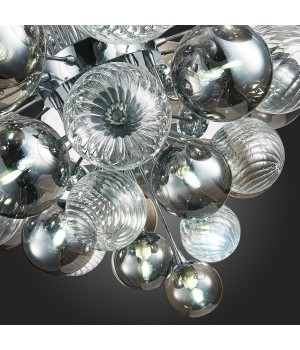 SL1124.103.29 Люстра подвесная ST-Luce Хром/Дымчатый, Прозрачный G9 29*5W 4000K VINETTO-foto3