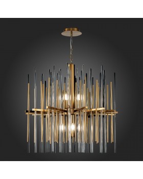 SL1628.303.08 Люстра подвесная ST-Luce Латунь/Прозрачный, Латунь E14 8*40W TERAMO-foto15