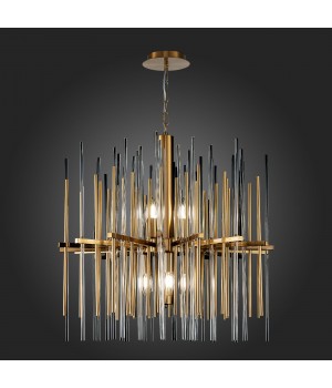 SL1628.303.08 Люстра подвесная ST-Luce Латунь/Прозрачный, Латунь E14 8*40W TERAMO-foto15