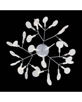 SL379.103.30 Люстра подвесная ST-Luce Серебристый/Белый LED 30*0,5W 3500K RAFINA-foto7