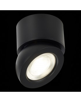 ST654.432.10 Светильник потолочный Черный LED 1*10W 3000K 850Lm Ra>90 38° IP20 D95xH96 180-240V ST654-foto4