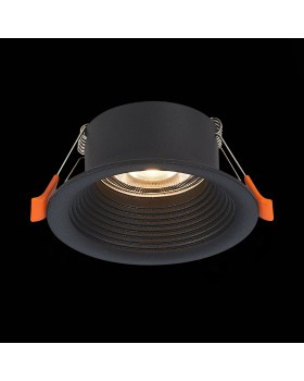 ST202.408.01 Св-к встр. Мат. черный GU10 1*50W D89xH40 220V Без ламп MOBARRA-foto4