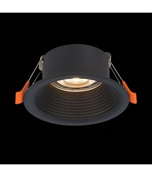 ST202.408.01 Св-к встр. Мат. черный GU10 1*50W D89xH40 220V Без ламп MOBARRA-foto4