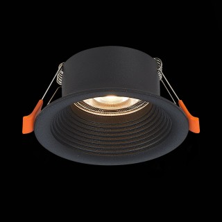 ST202.408.01 Св-к встр. Мат. черный GU10 1*50W  D89xH40 220V Без ламп MOBARRA-foto4