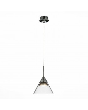 SL930.103.01 Подвес ST-Luce Хром/Прозрачный LED 1*7W 4000K CONO