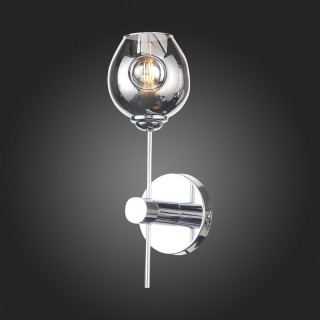 SL1500.101.01 Светильник настенный ST-Luce Хром/Дымчатый E14 1*40W FOVIA-foto7