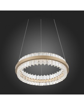 SL383.203.01 Светильник подвесной ST-Luce Золотистый/Золотистый, Прозрачный LED 1*34W 3000K CHERIO-foto4