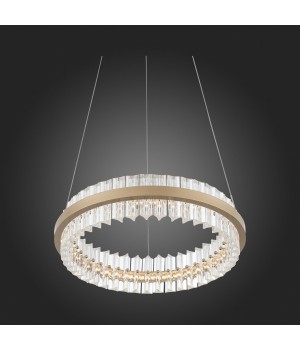 SL383.203.01 Светильник подвесной ST-Luce Золотистый/Золотистый, Прозрачный LED 1*34W 3000K CHERIO-foto4