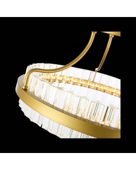 SL383.202.01 Светильник потолочный ST-Luce Матовое золото/Прозрачный LED 1*34W 3000K CHERIO-foto6