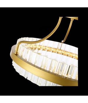 SL383.202.01 Светильник потолочный ST-Luce Матовое золото/Прозрачный LED 1*34W 3000K CHERIO-foto6