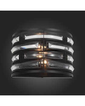 SL665.401.02 Бра ST-Luce Черный/Черный, Прозрачный E14 2*40W CHIAREZZA-foto7