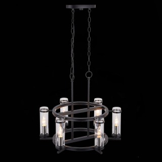 SL334.403.06 Люстра подвесная ST-Luce Черный, Никель/Прозрачный E14 6*60W BICHERO-foto8