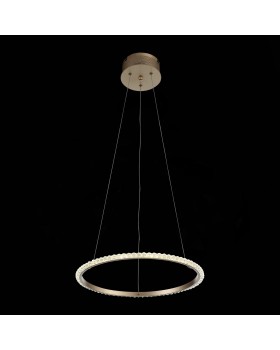 SL1501.203.01 Люстра подвесная ST-Luce Золото/Прозрачный LED 1*12W 4000K SORANO-foto4