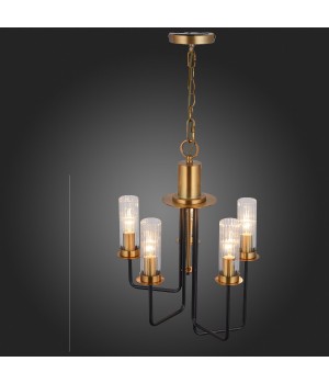 SL336.303.05 Люстра подвесная ST-Luce Коричневый, Бронза/Бежевый E14 5*60W DELAVERA-foto9