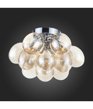 SL432.202.06 Люстра потолочная ST-Luce Хром/Коньячный G9 6*5W SOSPIRO-foto5