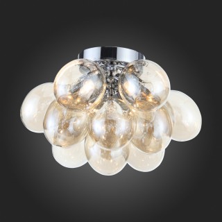 SL432.202.06 Люстра потолочная ST-Luce Хром/Коньячный G9 6*5W SOSPIRO-foto5