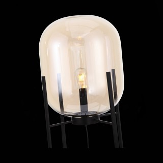 SL1050.525.01 Торшер ST-Luce Черный/Коньячный E27 1*40W (из 2-х коробок) BURASCA-foto6