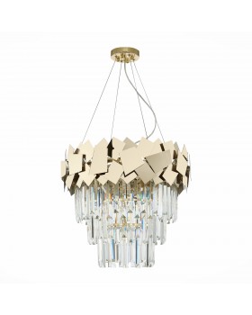 SL1232.203.06 Светильник подвесной ST-Luce Золотистый/Прозрачный, Золотистый E14 6*60W CASERTA-foto2