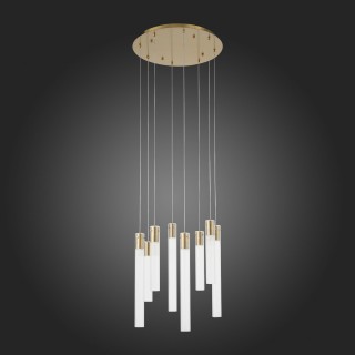 SL1229.303.08 Люстра подвесная ST-Luce Латунь/Прозрачный GU10 8*5W Terni-foto5