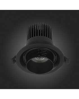 ST701.438.12 Св-к встр. Zoom Черный LED 1*12W 3000K 960Lm Ra90 15°-60° IP20 D115xH95 170-240V ST701-foto9