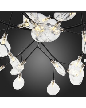 SL411.433.45 Люстра подвесная ST-Luce Черный/Прозрачный G4 45*1,5W RICCARDO-foto12