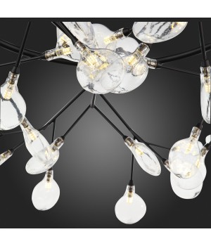 SL411.433.45 Люстра подвесная ST-Luce Черный/Прозрачный G4 45*1,5W RICCARDO-foto12