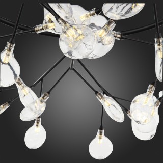 SL411.433.45 Люстра подвесная ST-Luce Черный/Прозрачный G4 45*1,5W RICCARDO-foto12