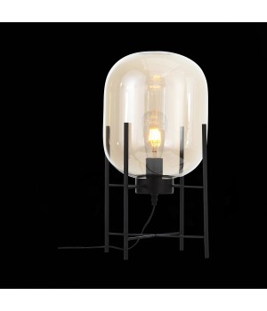 SL1050.505.01 Прикроватная лампа ST-Luce Черный/Коньячный E27 1*40W (из 2-х коробок) BURASCA-foto4