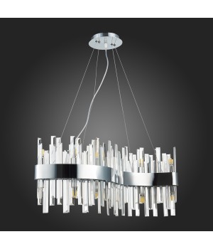 SL1160.113.12 Светильник подвесной ST-Luce Хром/Хром, Прозрачный G9 12*5W BAFO-foto5