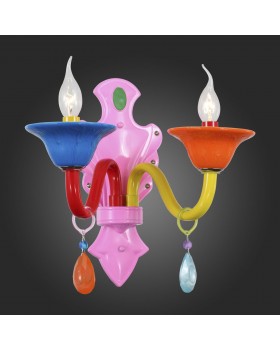 SL672.961.02 Бра ST-Luce Разноцветный/Разноцветный E14 2*40W DELIZIA-foto8