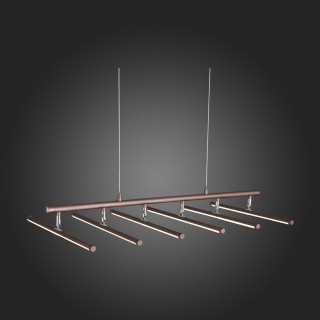 SLD003.303.06 Люстра подвесная ST-Luce Кофейный/Белый LED 6*8W 4000K PIACOD-foto4