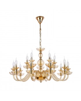 SL1758.203.15 Люстра подвесная ST-Luce Золотистый, Шампань E14 15*40W CENELA-foto2