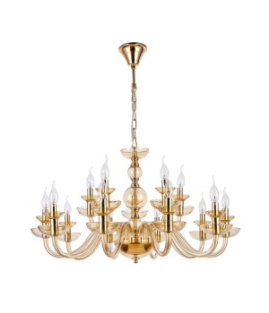 SL1758.203.15 Люстра подвесная ST-Luce Золотистый, Шампань E14 15*40W CENELA-foto2