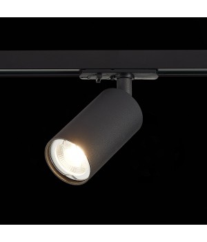 ST300.406.01 Св-к трек. Мат. черный GU10 1*50W IP20 L100xW54xH142 220V Без ламп SOLT-foto4