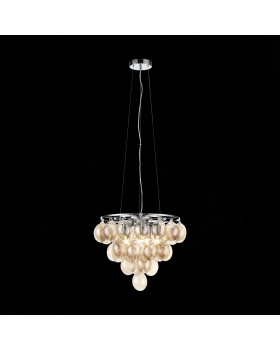 SL432.203.05 Светильник подвесной ST-Luce Хром/Коньячный E27 5*60W SOSPIRO-foto11