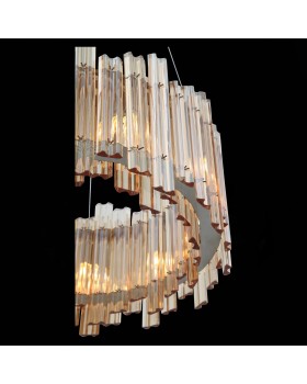 SL400.103.09 Люстра подвесная ST-Luce Хром/Янтарный G9 9*5W VERSITA-foto6