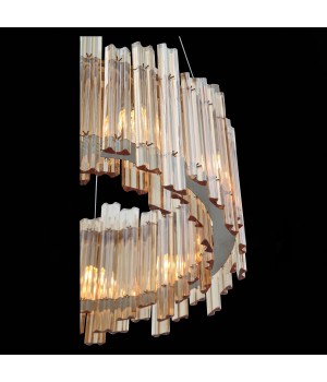 SL400.103.09 Люстра подвесная ST-Luce Хром/Янтарный G9 9*5W VERSITA-foto6