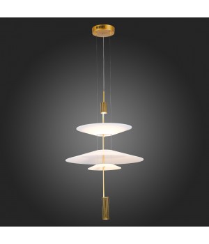SL6101.213.01 Люстра подвесная ST-Luce Золотистый/Белый LED 1*15W 3000K Isola-foto7