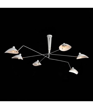 SL305.502.06 Люстра потолочная ST-Luce Белый/Белый E27 5*60W SPRUZZO-foto12