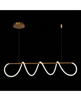 SL6102.303.45 Светильник подвесной ST-Luce Латунь/Белый LED 1*45W 4000K Sagrato-foto5