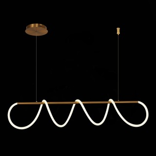 SL6102.303.45 Светильник подвесной ST-Luce Латунь/Белый LED 1*45W 4000K Sagrato-foto5