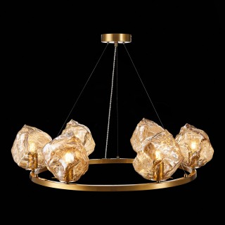 SL1175.303.06 Люстра подвесная ST-Luce латунь/янтарный E14 6*40W Portici-foto7