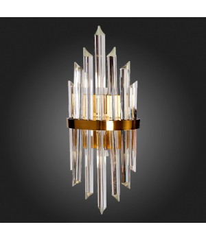 SL1178.221.02 Бра ST-Luce Золотистый/Золотистый, Прозрачный E14 2*40W Arezzo-foto6