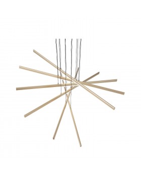 SL394.223.06 Светильник подвесной ST-Luce Матовое золото/Белый LED 6*16,6W 4000K BASONI-foto10