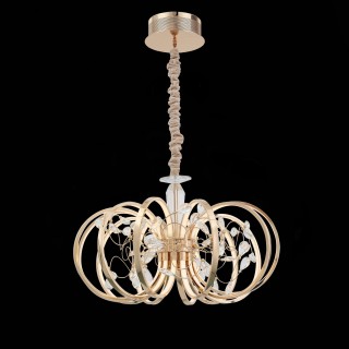 SL923.203.12 Люстра подвесная ST-Luce Золотистый, Прозрачный/Белый LED 1*70W 4000K OTTAVO-foto4