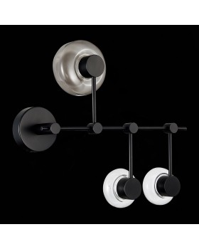 SL6005.401.03 Светильник настенно-потолочный ST-Luce Черный/Дымчатый, Прозрачный LED 3*3W 3000K Vallo-foto4