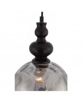 SL374.413.01 Подвес ST-Luce Черный/Дымчатый E27 1*40W BACINETO-foto3