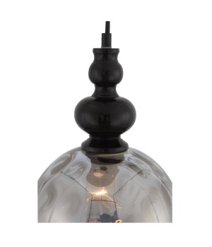 SL374.413.01 Подвес ST-Luce Черный/Дымчатый E27 1*40W BACINETO-foto3