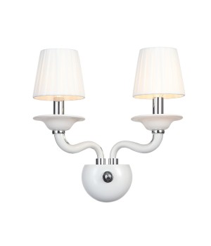 SL1112.501.02 Бра ST-Luce Хром, Белый/Белый E14 2*40W SERENATTA-foto2